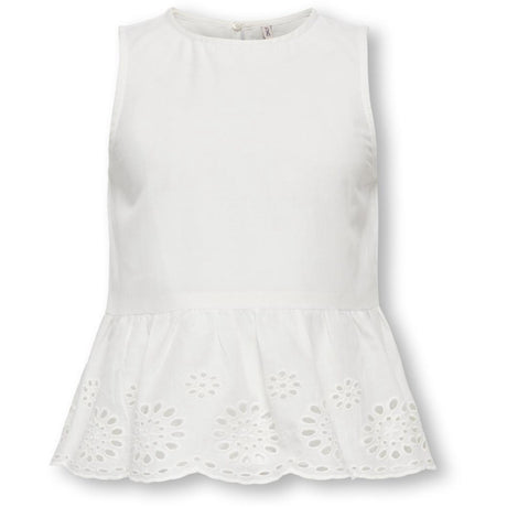 kids ONLY Cloud Dancer Kogbondi Life S/L Emb Topp Wvn