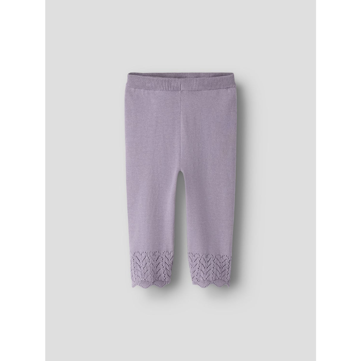 Name It Lavender Gray Nbfbrit Stickad Byxor