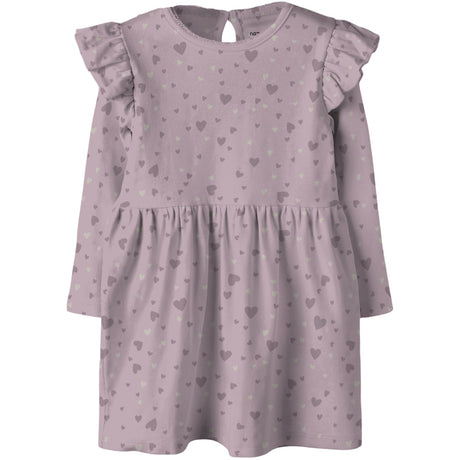 Name It Keepsake Lilac Nmfbheart Ls Klänning