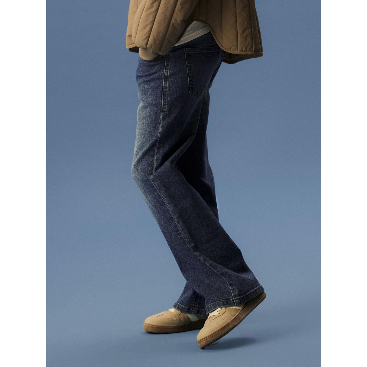 Name It Medium Blue Denim Nkfrose Wide Jeans 1061-Dt Tb