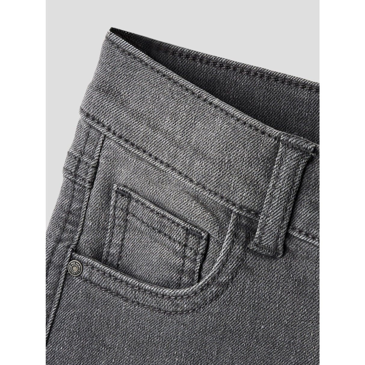 Name It Medium Grey Denim Nmfrose Wide Jeans 1061-Dt Tb