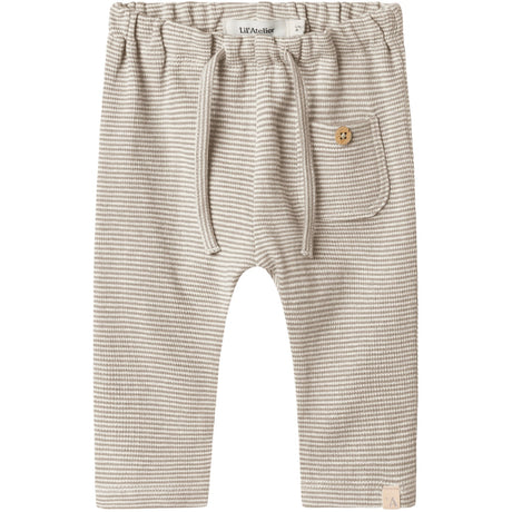 Lil'Atelier Oxford Tan Nbmfeng Loose Byxor Lil