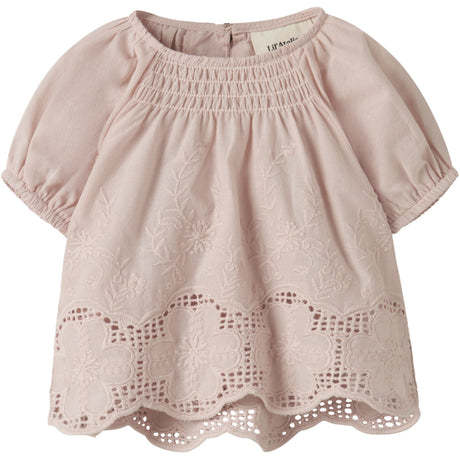Lil'Atelier Peach Whip Nbfdayna Ss Loose Skjorta Lil