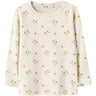 Lil'Atelier Coconut Milk Flower Yellow Nmflayo Sig Ls Slim Topp Lil