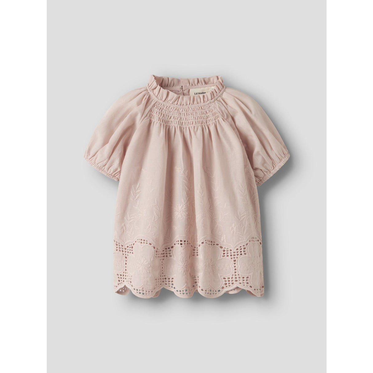 Lil'Atelier Peach Whip Nmfdayna Ss Loose Skjorta Lil