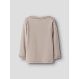 Lil'Atelier Peach Whip Nmflayo Sup Ls Slim Topp Solid Lil
