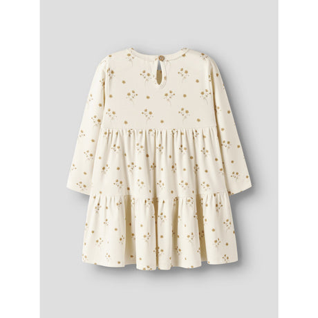 Lil'Atelier Coconut Milk Flower Yellow Nmflayo Sif Ls Klänning Lil