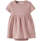 Lil'Atelier Misty Rose Nbffalina Ss Body Klänning Lil