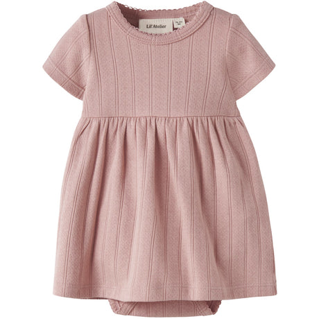 Lil'Atelier Misty Rose Nbffalina Ss Body Klänning Lil