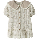 Lil'Atelier Coconut Milk Nmffjola Ss Loose Skjorta Lil