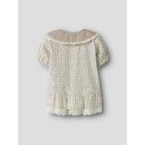 Lil'Atelier Coconut Milk Nmffjola Ss Loose Skjorta Lil
