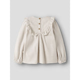 Lil'Atelier Coconut Milk Nmffoley Ls Loose Skjorta Lil