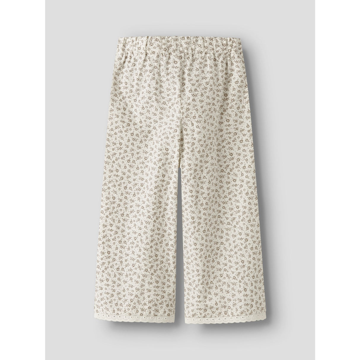 Lil'Atelier Coconut Milk Nmffjola Wide Ancle Byxor Lil