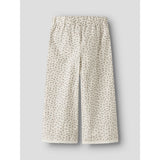 Lil'Atelier Coconut Milk Nmffjola Wide Ancle Byxor Lil