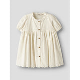 Lil'Atelier Coconut Milk Nmfflores Ss Klänning Lil