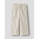Lil'Atelier Coconut Milk Nmffjola Wide Ancle Byxor Lil
