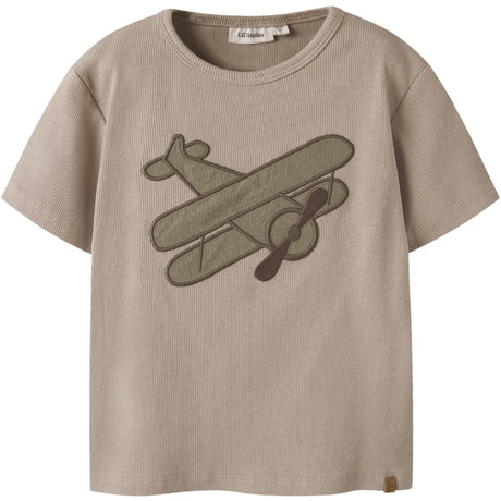 Lil'Atelier Oxford Tan Nmmhalli His Ss Loose Topp Lil