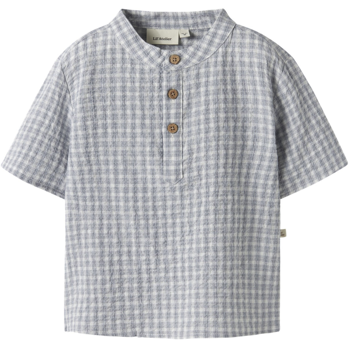 Lil'Atelier Coconut Milk Nmmfrey Ss Loose Skjorta Lil