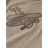 Lil'Atelier Oxford Tan Nmmhalli His Ss Loose Topp Lil