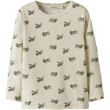 Lil'Atelier Coconut Milk Airplane Nmmlayo Geu Ls Slim Topp Lil