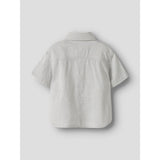 Lil'Atelier Coconut Milk Nmmdarko Ss Loose Skjorta Lil
