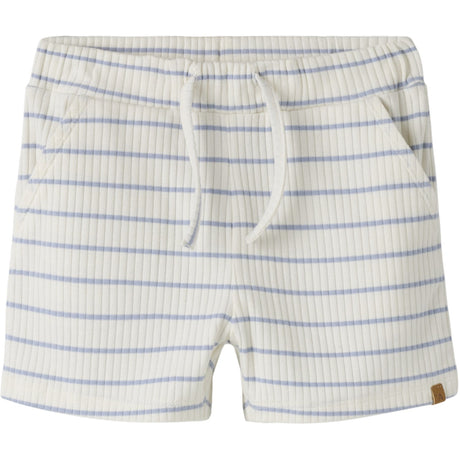 Lil'Atelier Coconut Milk Zen Blue Nmmkail Shorts Lil