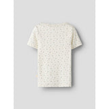 Lil'Atelier Coconut Milk Small Flower Nmfgago Ss Slim Topp Lil Noos