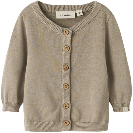 Lil'Atelier Oxford Tan Nbnduno Ls Stickad Card Lil