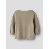 Lil'Atelier Oxford Tan Nbnduno Ls Stickad Card Lil