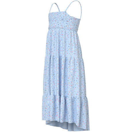 Name It Ice Water Small Floral Nkfvinaya Rem Maxi Klänning