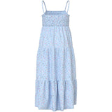 Name It Ice Water Small Floral Nkfvinaya Rem Maxi Klänning