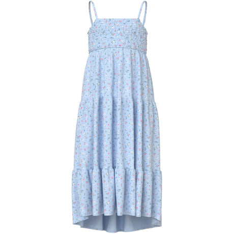 Name It Ice Water Small Floral Nkfvinaya Rem Maxi Klänning