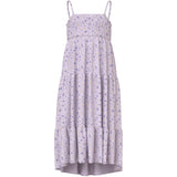 Name It Lavender Fog Small Floral Nkfvinaya Rem Maxi Klänning
