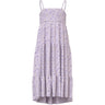 Name It Lavender Fog Small Floral Nkfvinaya Rem Maxi Klänning