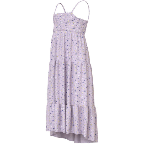 Name It Lavender Fog Small Floral Nkfvinaya Rem Maxi Klänning