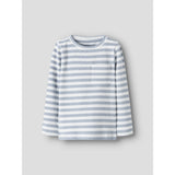 Name It Blue Fog Cloud Dancer Nmmdekab Slim Ls Topp