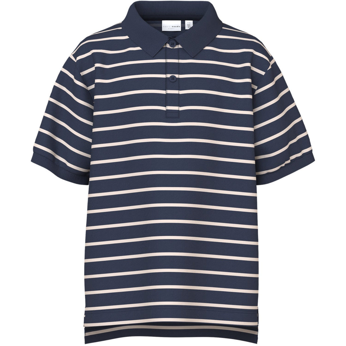 Name It Navy Blazer Chateau Gray Nkmvolo Ss Nreg Pikétröja