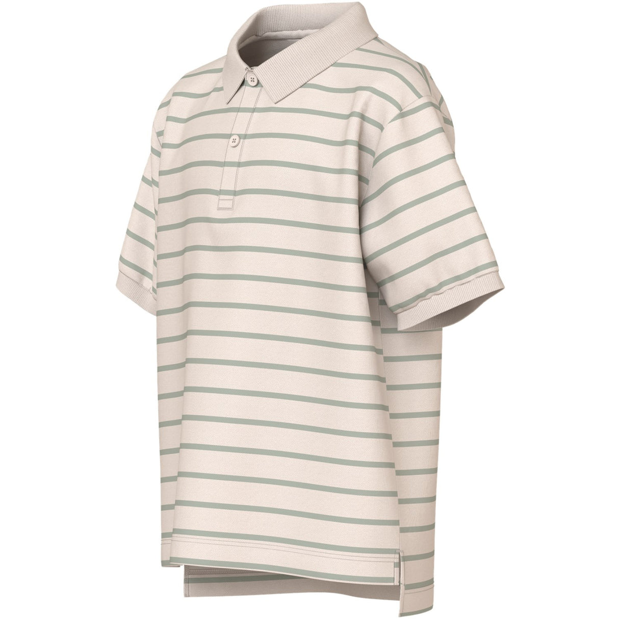 Name It Chateau Gray Shadow Nkmvolo Ss Nreg Pikétröja