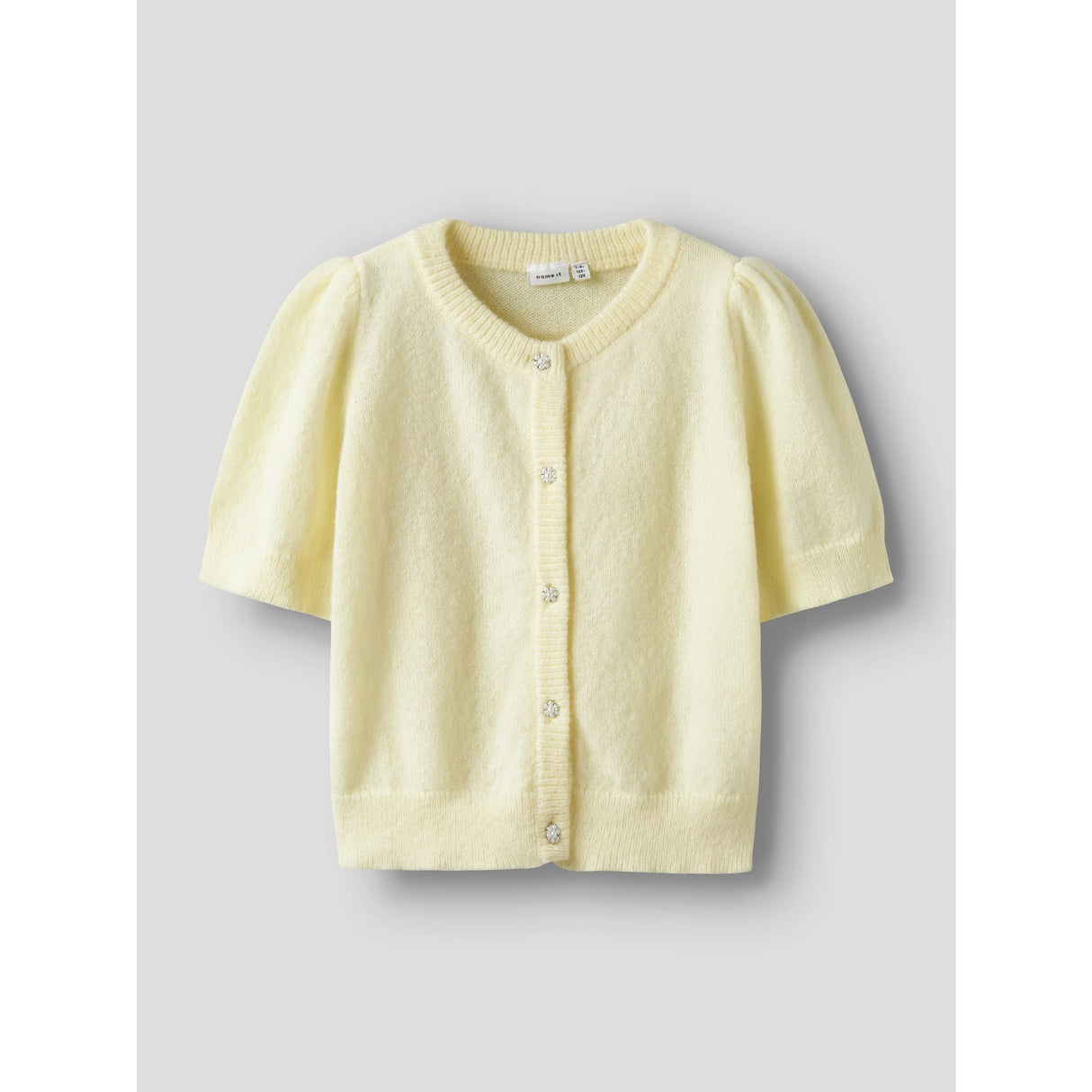 Name It Pear Sorbet Nkfnabeth 2/4 Sl Stickad Card