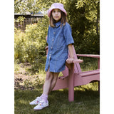 Name It Medium Blue Denim Nkfgianna 2/4 Dnm Klänning 2221-Iz D