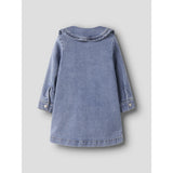 Name It Medium Blue Denim Nmfgia Dnm Ls Klänning 2221-Iz D