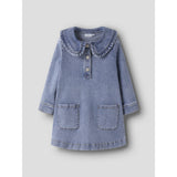 Name It Medium Blue Denim Nmfgia Dnm Ls Klänning 2221-Iz D