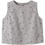 Name It Lavender Gray Nkfdrita Sl Kort Topp