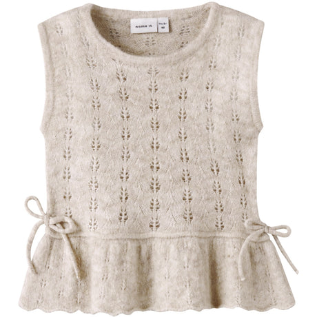 Name It Peyote Melange Nmfdesta Stickad Väst