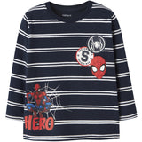 Name It Navy Blazer Nmmfreman Spider Ls Nreg Topp Mar