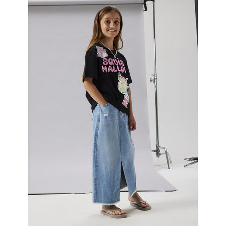 Name It Black Nkfmosa Squish Nreg Ss Topp Box Bfu