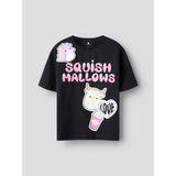 Name It Black Nkfmosa Squish Nreg Ss Topp Box Bfu