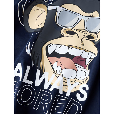 Name It Navy Blazer Nkmfaddy Bod Ss Nreg Topp Box Sky