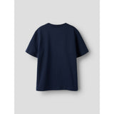 Name It Navy Blazer Nkmfaddy Bod Ss Nreg Topp Box Sky