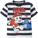 Name It Navy Blazer Nmmmilan Paw Ss Nreg Topp Box Cplg